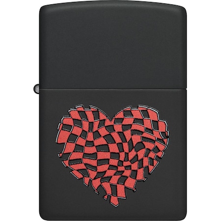 Zippo 2024 Zippo Heart Design, Black Matte ZIP-48719